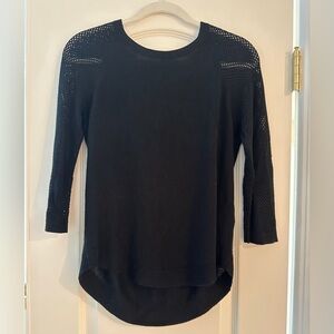 Rag & Bone Black Crewneck Sweater